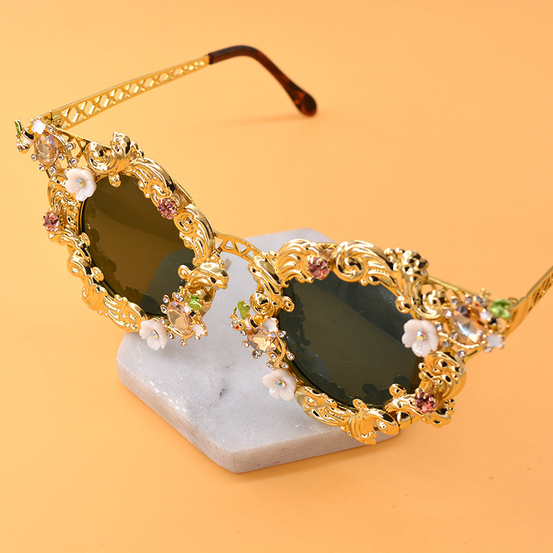 Lunettes de soleil de plage vent d'été fille personnalisée