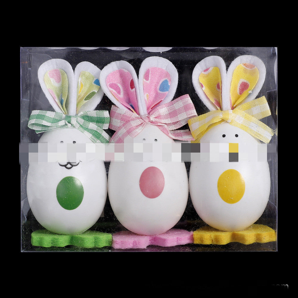 Lapin de Pâques Décoration de Pâques Cadeau en forme de lapin Ornements de décoration pour la maison