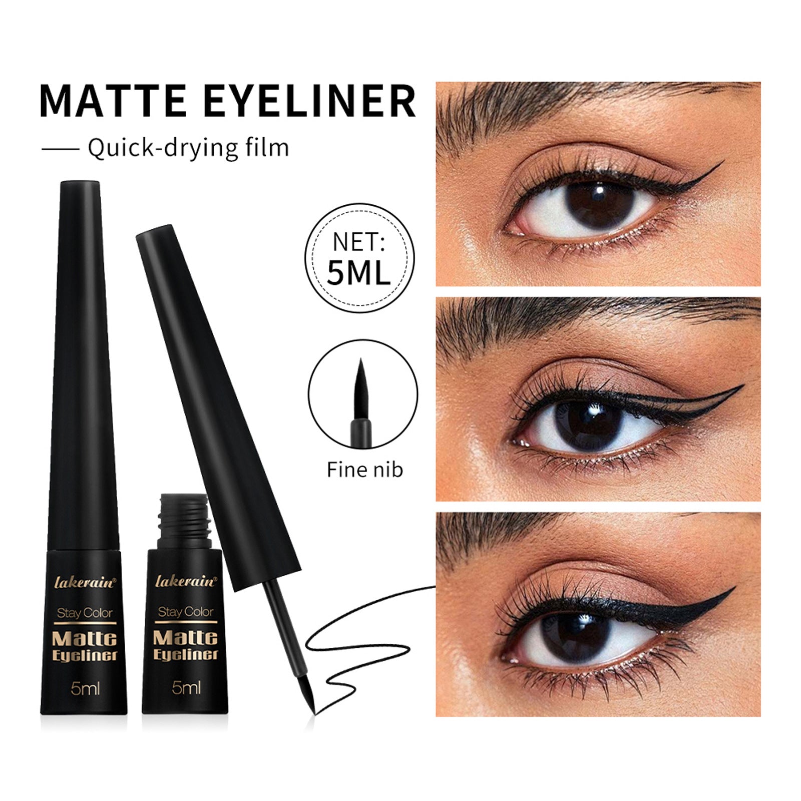 Sweat Resistance Long-lasting Smudge-free Eyeliner