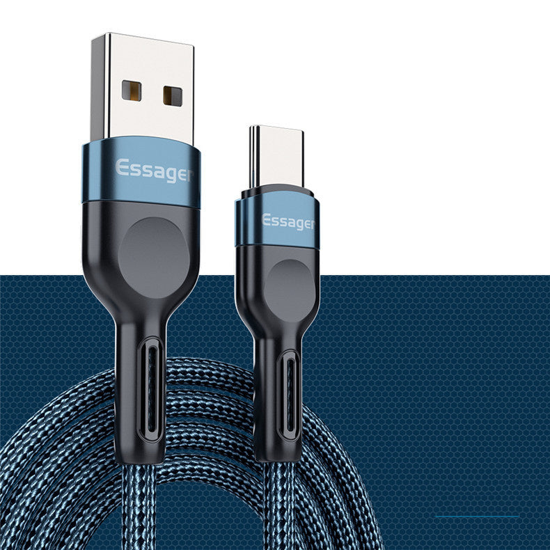 Nouveau câble de données Type-C 3A pour charge rapide et transmission de données en mode privé