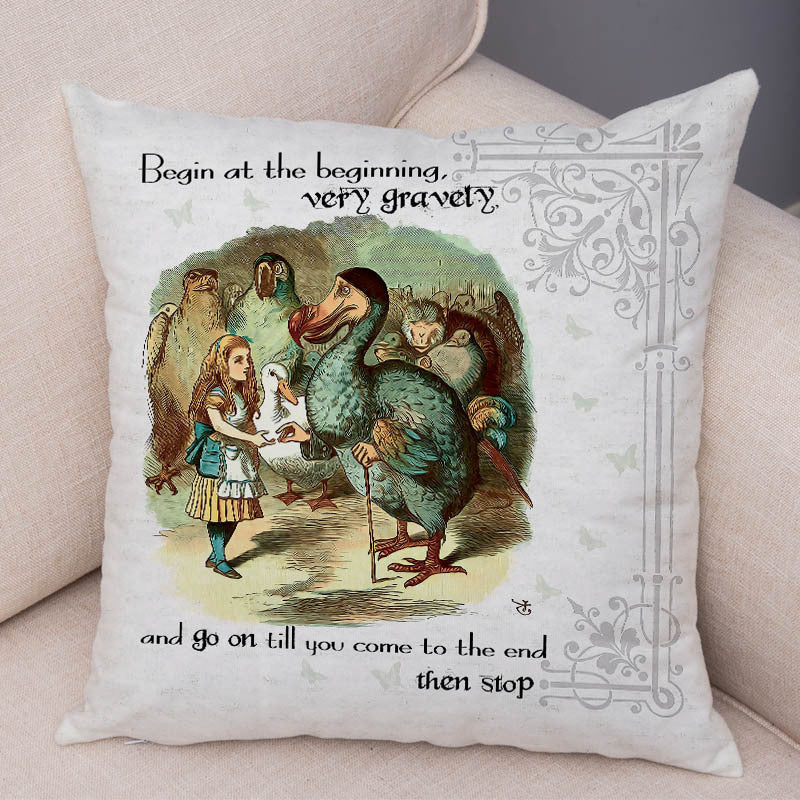 Cartoon Animal Home Sofa Pillow Cushion Cover Digital Printing