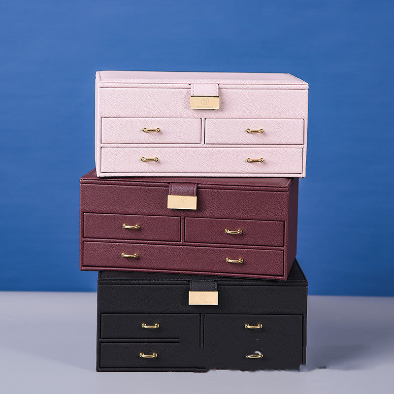 Multifunctional Large Capacity Drawer Jewelry Storage Box