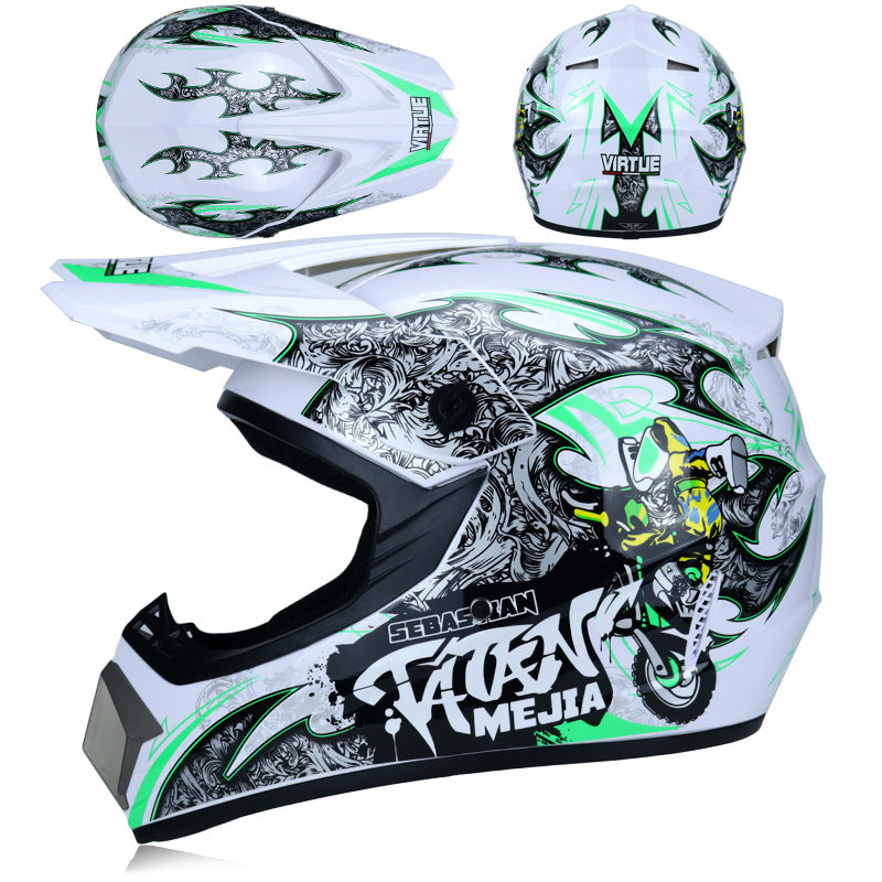 Casque Tout-Terrain Moto Petit Casque Tout-Terrain