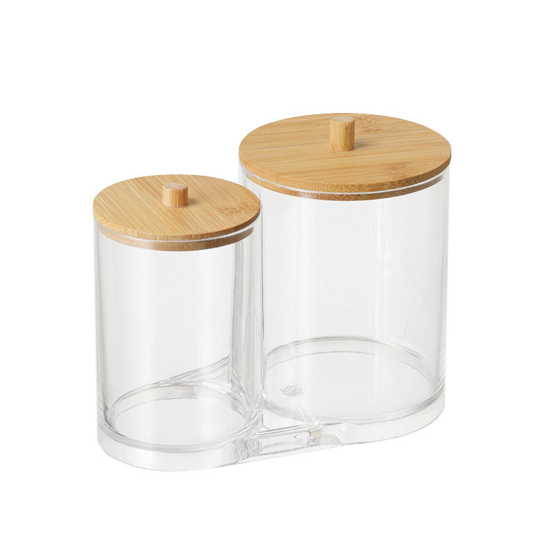 Multifunctional wooden lid storage box