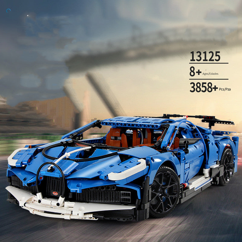 Sports Car Technology Machinery Building Blocks Toy
