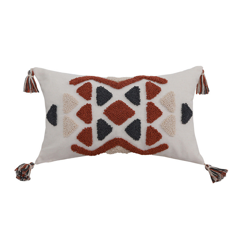 Geometric waist pillow sofa back cushion