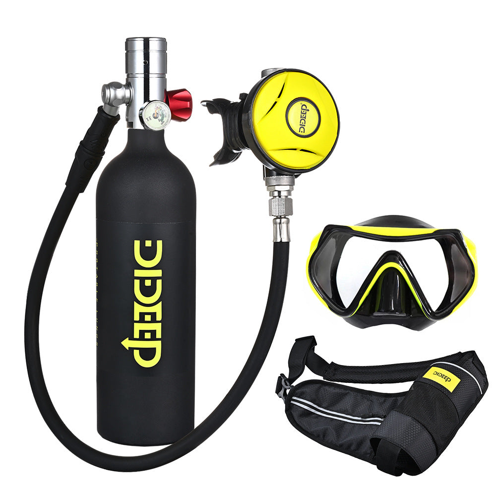 X4000Pro Underwater Respirator Diving Oxygen Cylinder 1L Capacity Portable Diving Respirator