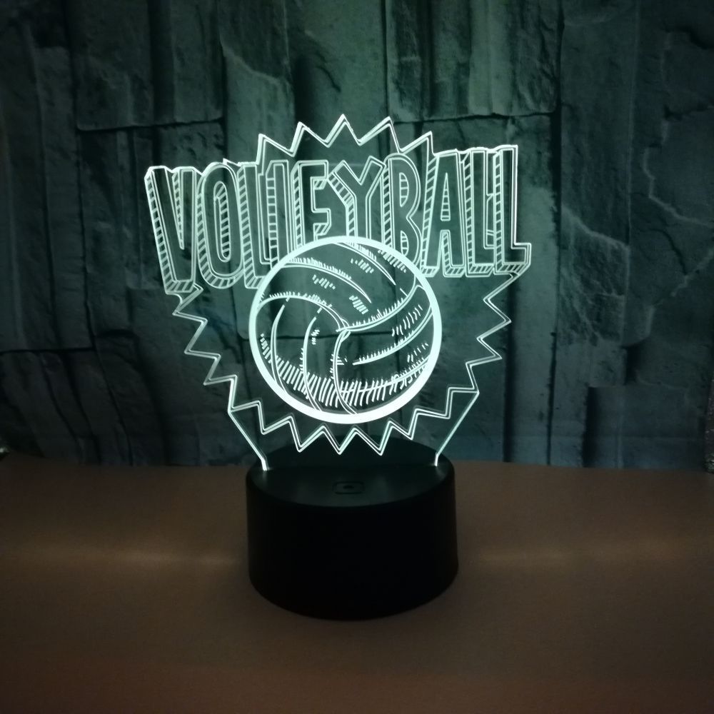 Veilleuse LED 3D volleyball