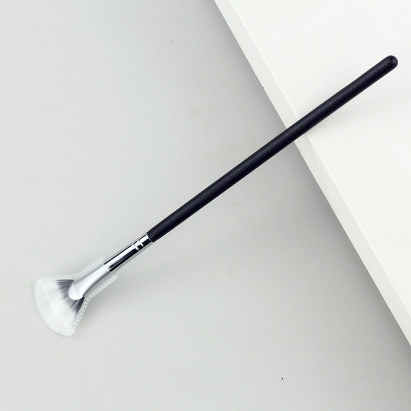 Brosse à Mascara en Poudre à Pois en Forme d'Éventail