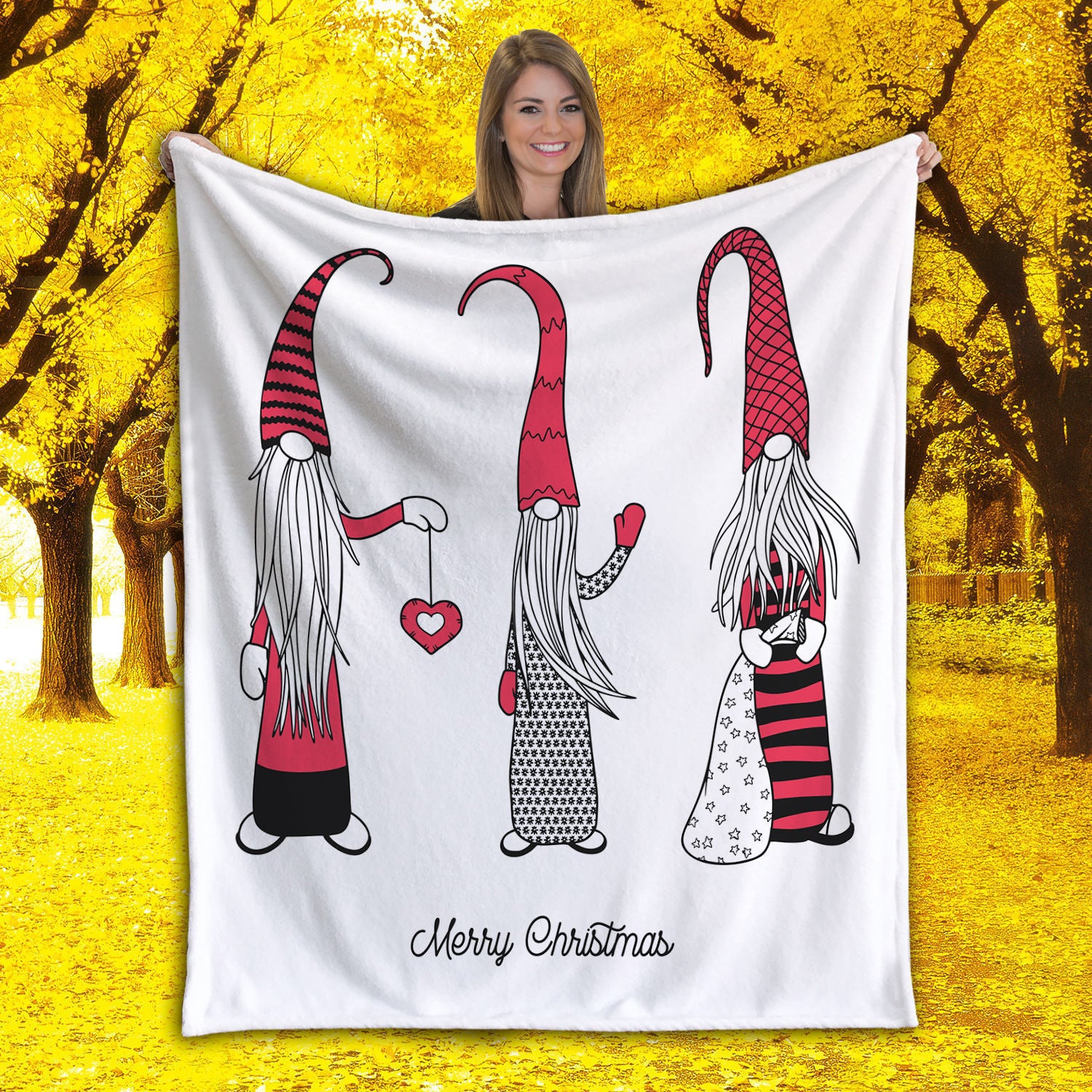 Flannel Digital Printing Blanket Air Conditioning Blanket Envelope