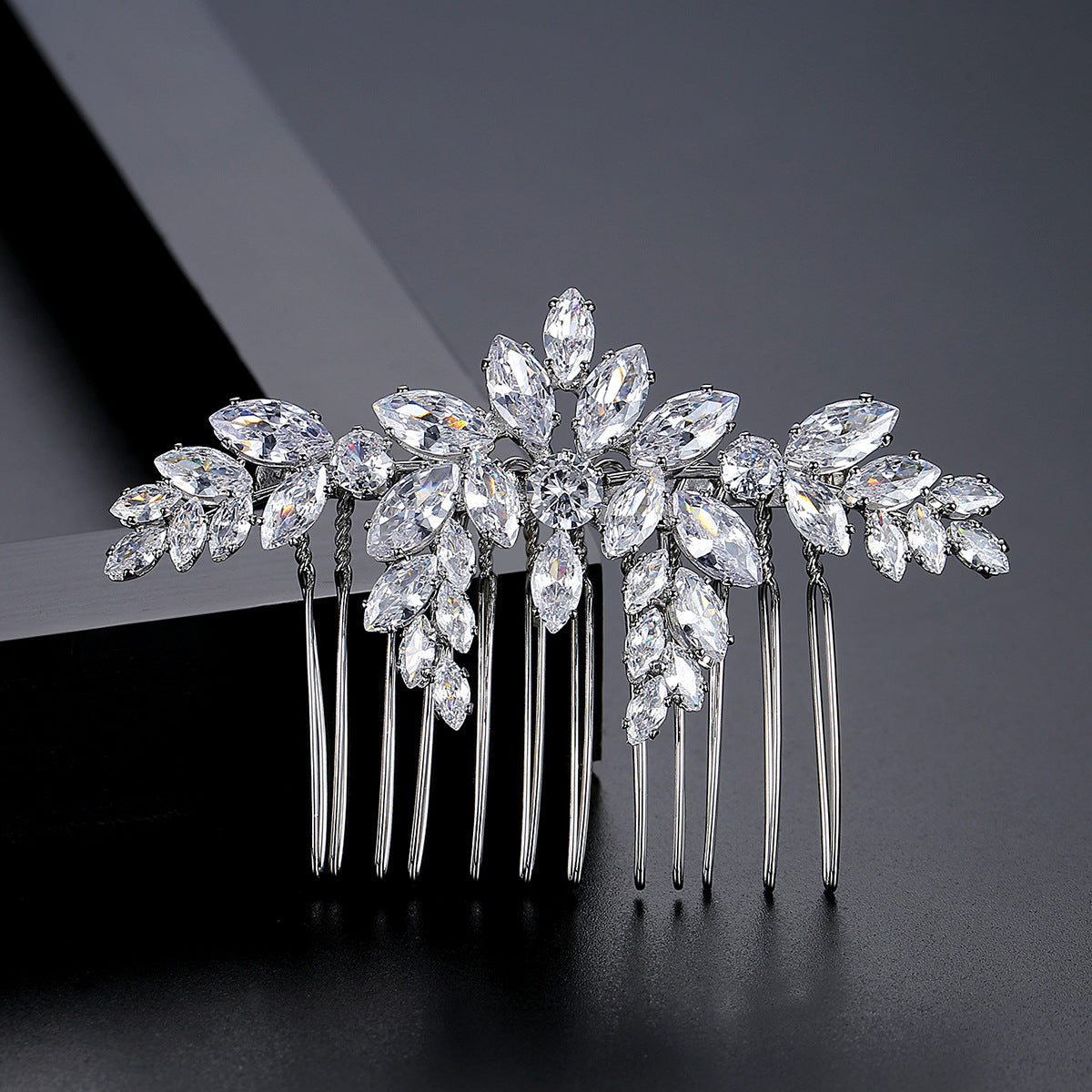Bridal Suit Copper Inlaid Zircon Hair Accessories