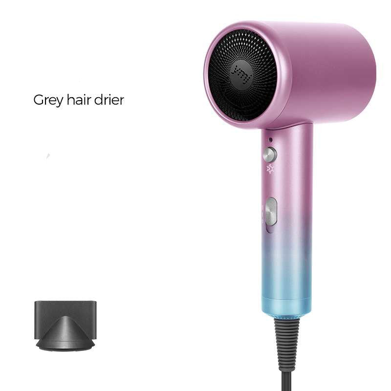 Blue negative ion hair dryer