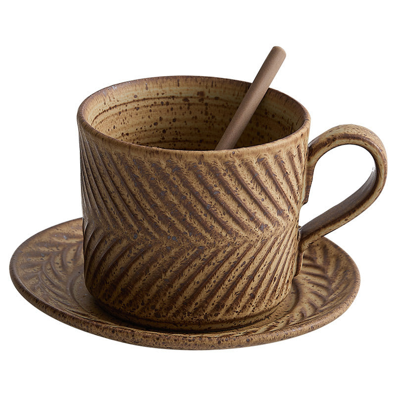 Retro Coffee Cup Ceramic Mid-Ancient Mug