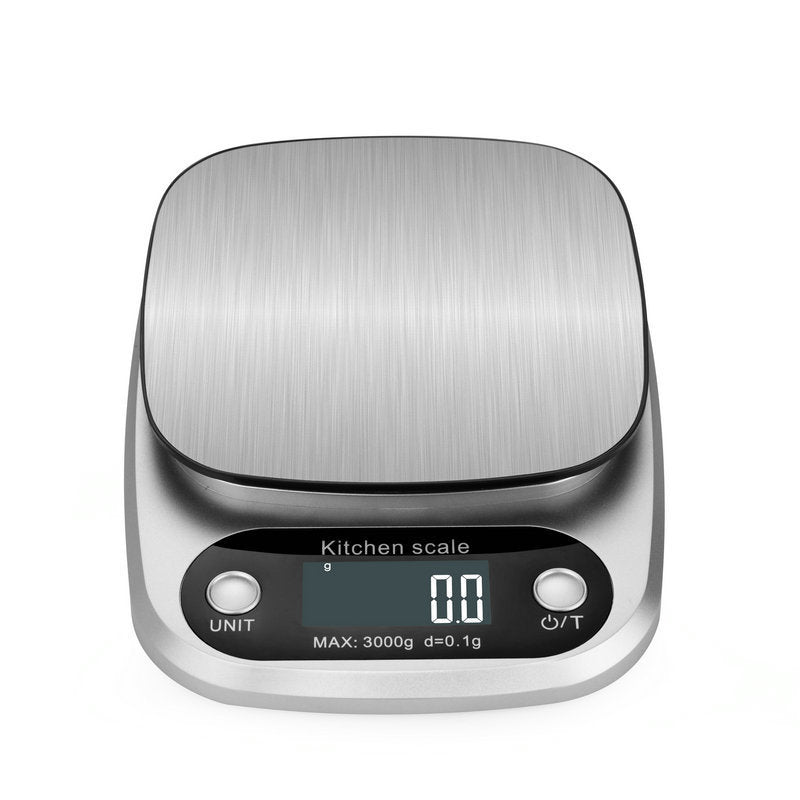 Balance de cuisine électronique ménagère en acier inoxydable