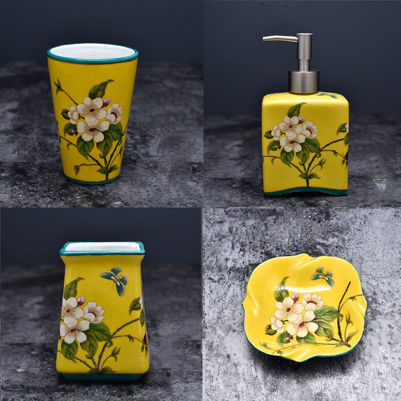 Wedding Supplies Ceramic Bathroom Components Set