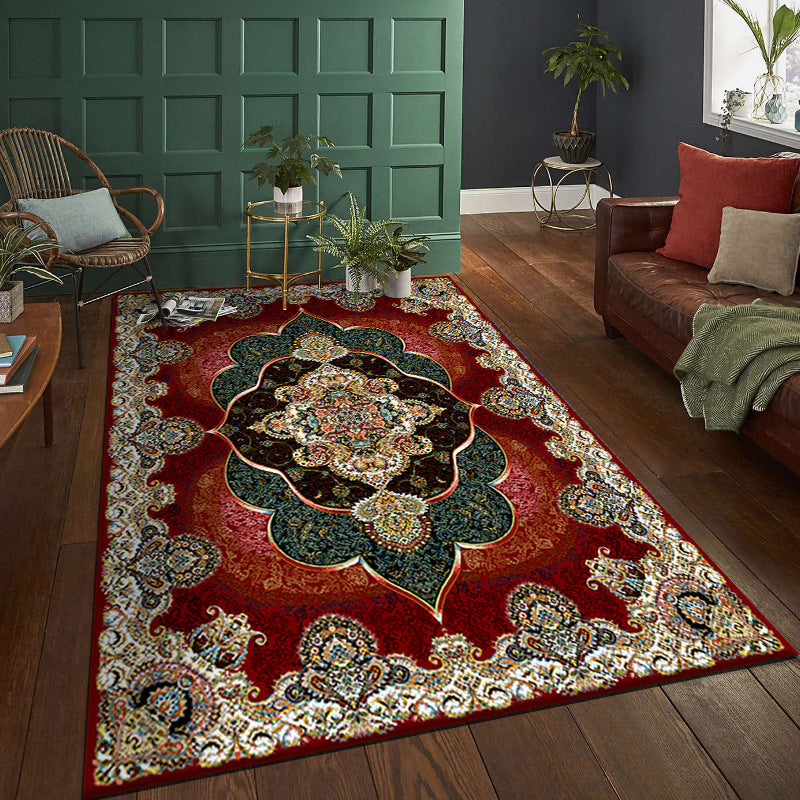 Tapis de sol de salon bohème persan vintage