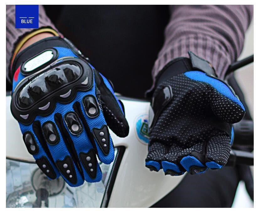 Gants de moto hiver imperméables chauds quatre saisons