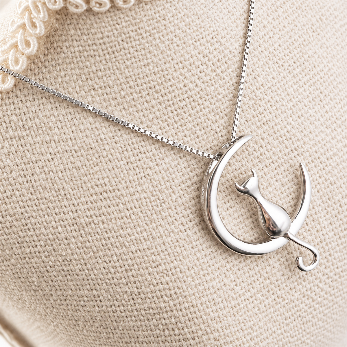Women's Cubic Zirconia Chain Link Charm Necklace