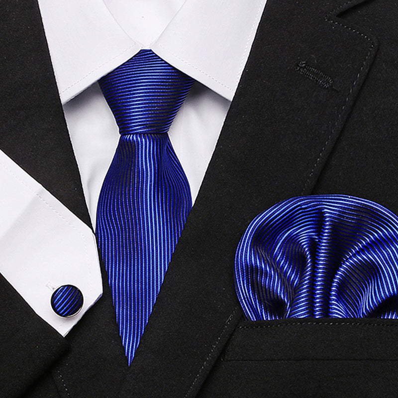 Costume trois pièces cravate homme de la nouvelle série cravate fleur de cachemire