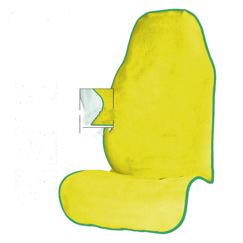Terry cloth car seat cover