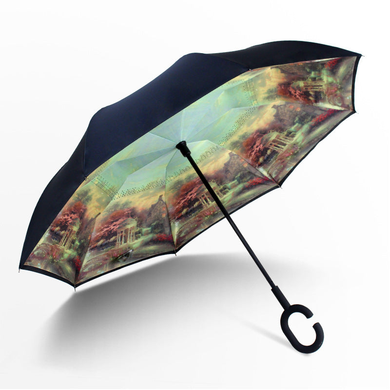 Car reverse umbrella