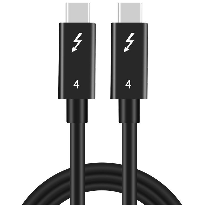 Câble de données de charge rapide USB4 pour ordinateur portable, projection d'écran 8K, transmission 40 Go, câble de données Type-C PD100W