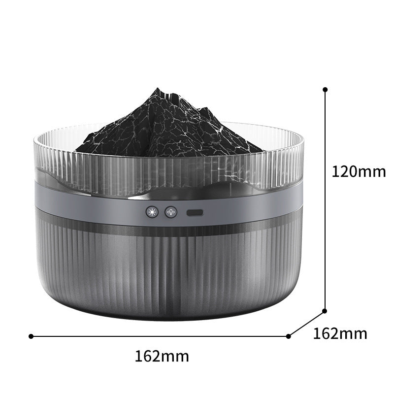 Diffuseur d'arômes volcanique Humidificateur de flamme multifonctionnel
