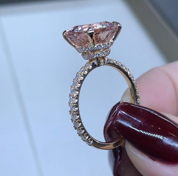 Utimtree Trendy Hot Sale Heart Shape Ajustable Rings For Women Girls Jewelry Valentine's Bague Bijoux Party Finger Ring