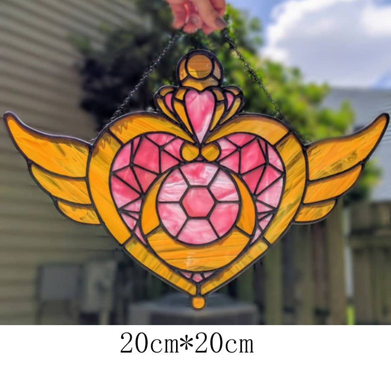 Pendentif de décoration d'intérieur en acrylique pour les fêtes