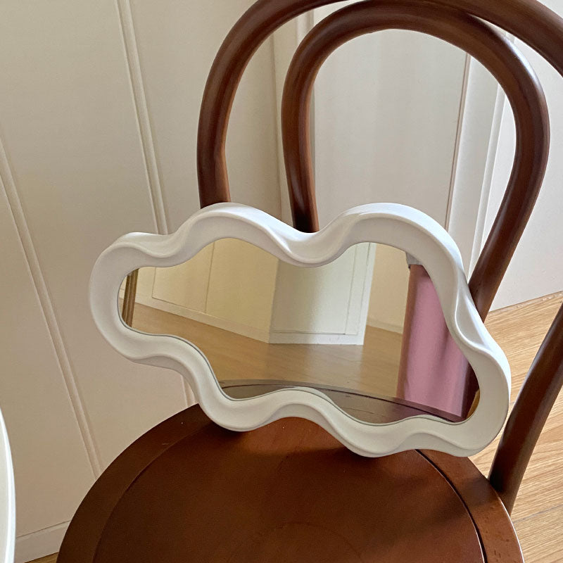 Miroir de maquillage nuages-commode, mural, pour coiffeuse