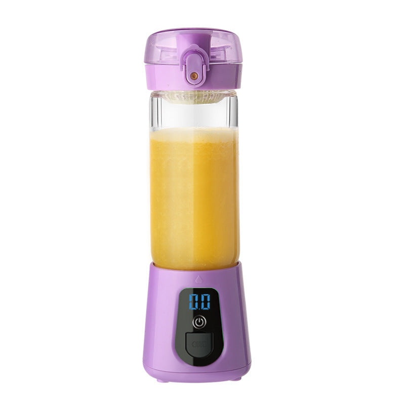 Mini tasse à jus électrique, verre, presse-agrumes portable, chargement domestique, tasse de mélange, machine à jus