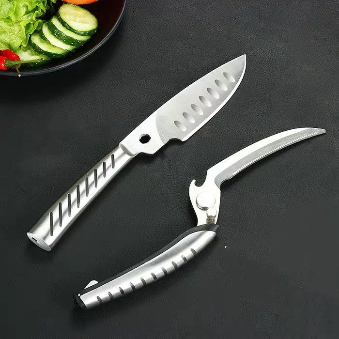 Ciseaux de cuisine amovibles en acier inoxydable
