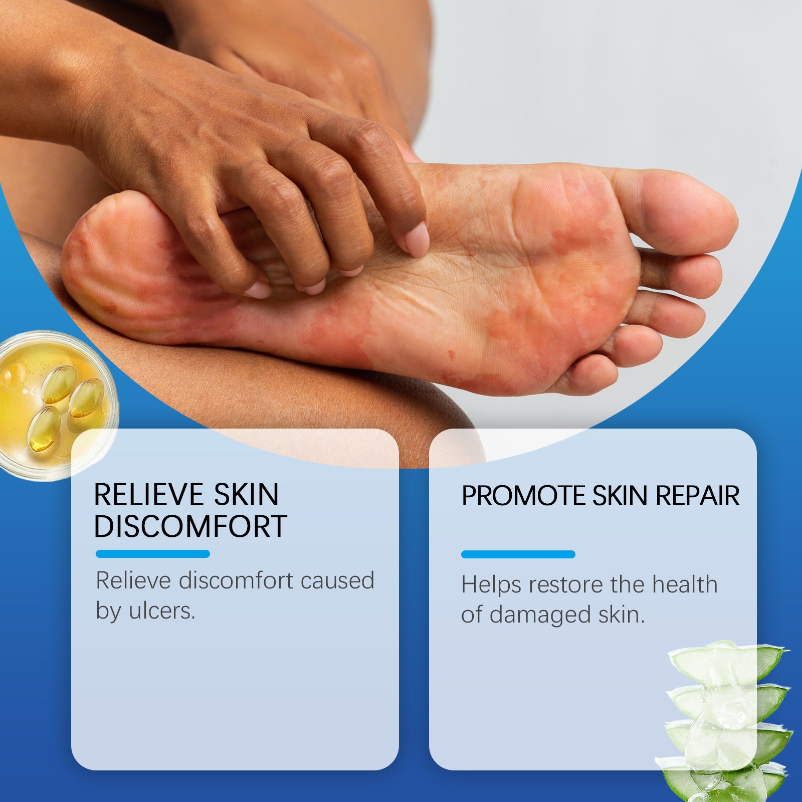 Nourishing Moisturizing Care Foot Relief Discomfort Massage Sole Soothing Cream