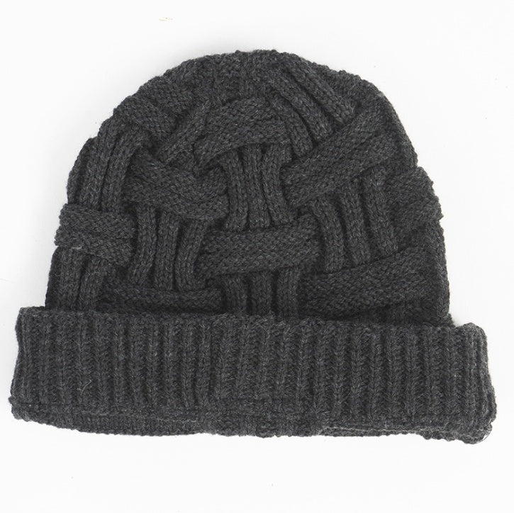 Casque audio Bluetooth en tricot chaud d'hiver