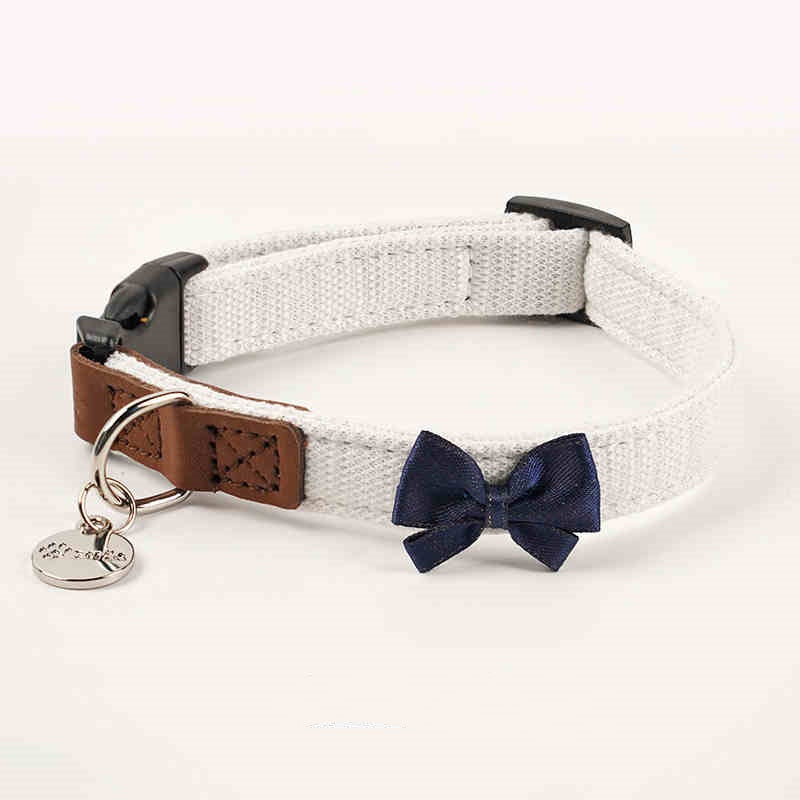Collier d'animal domestique avec corde à nœud mignon