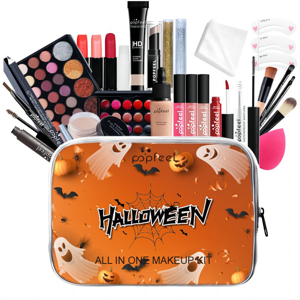 Kit de Maquillage Halloween Brillant à Lèvres et Fard à Paupières