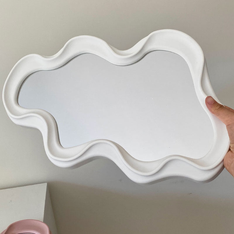 Miroir de maquillage nuages-commode, mural, pour coiffeuse
