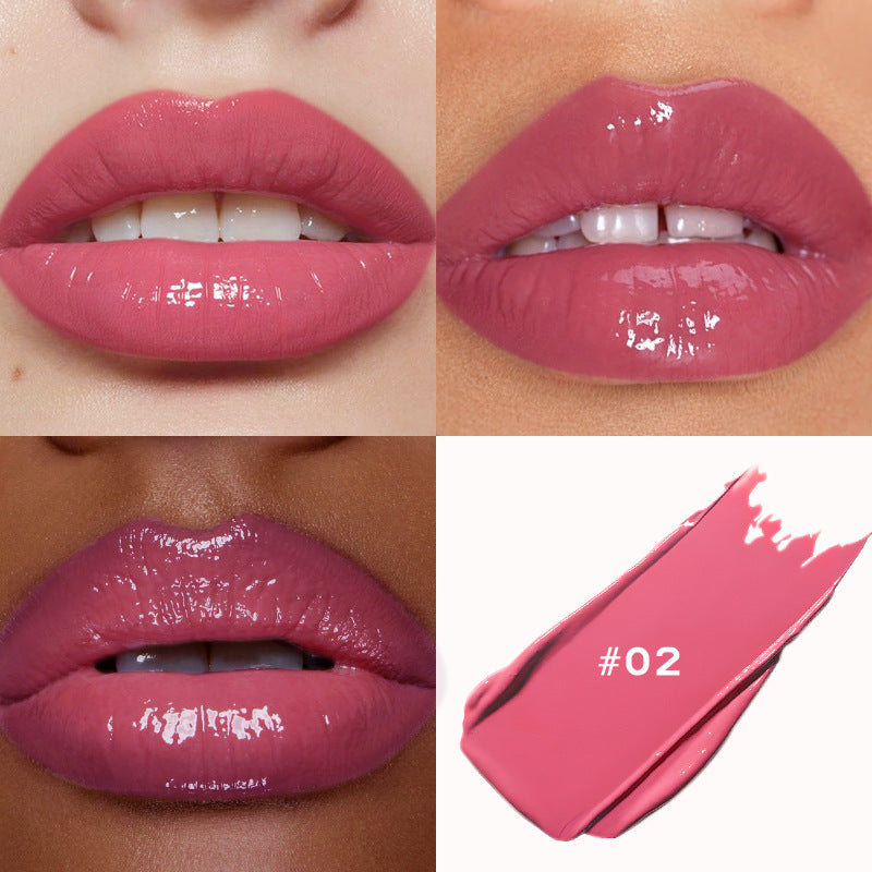 Rouge à lèvres effet miroir hydratant mat scintillant