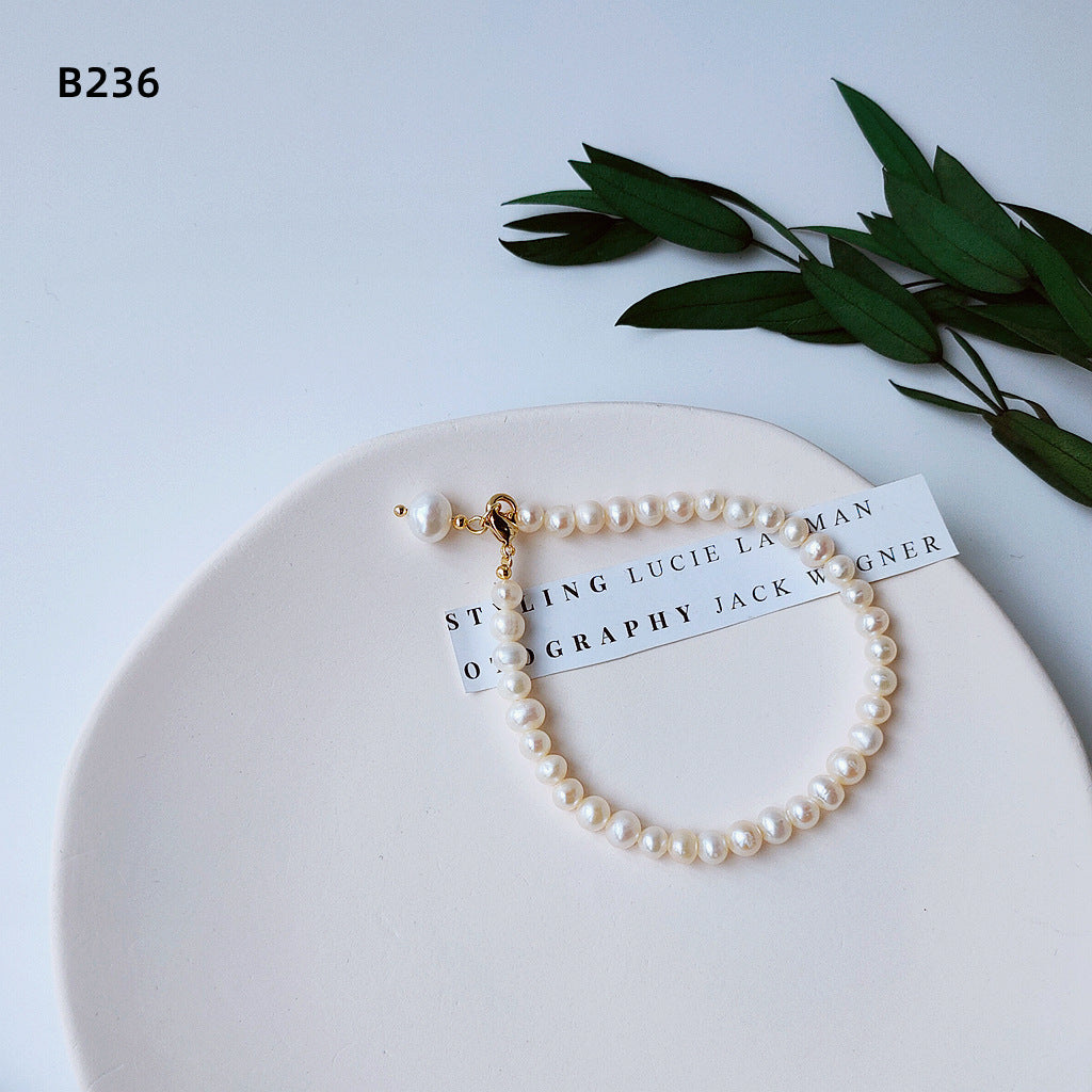 Vintage Mori Style Natural Freshwater Pearl Bracelet