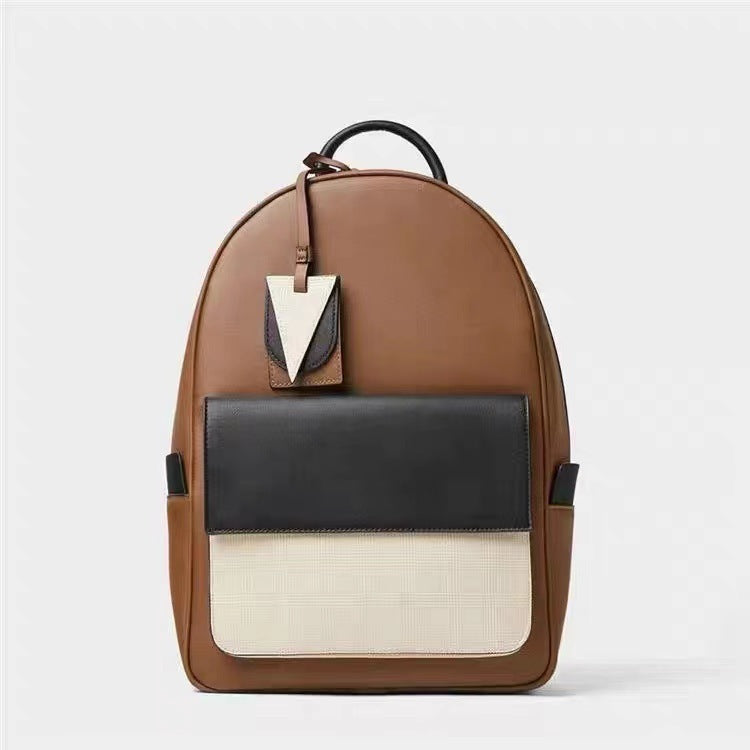 Sac à dos tricolore pour ordinateur portable, voyage d'affaires, loisirs, grande capacité, cartable