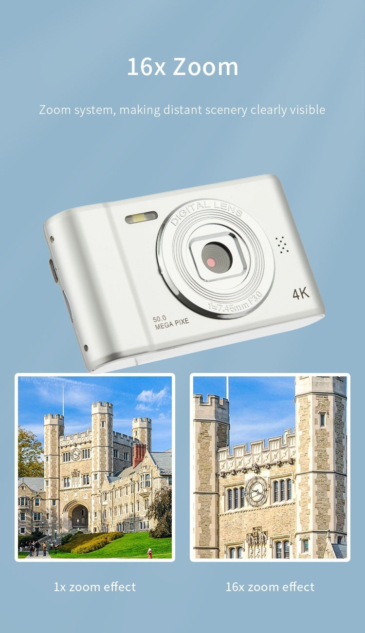 Appareil photo numérique rétro HD 48 mégapixels pour selfies