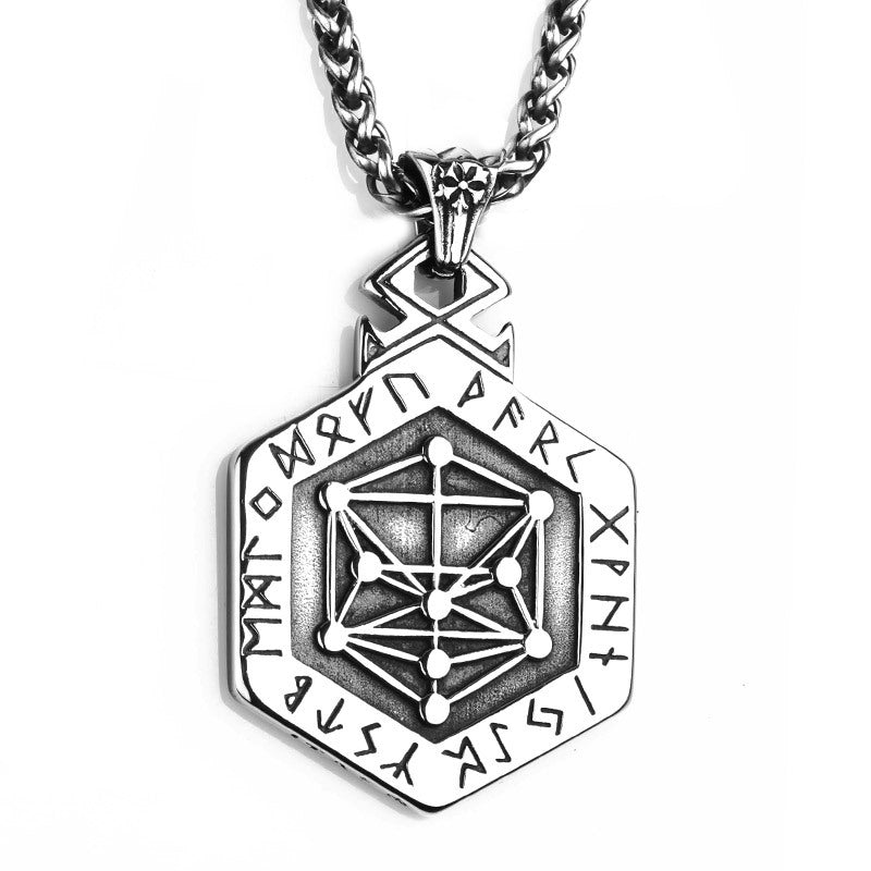 Men's Punk Hip Hop Student Pendant Vintage Sweater Chain