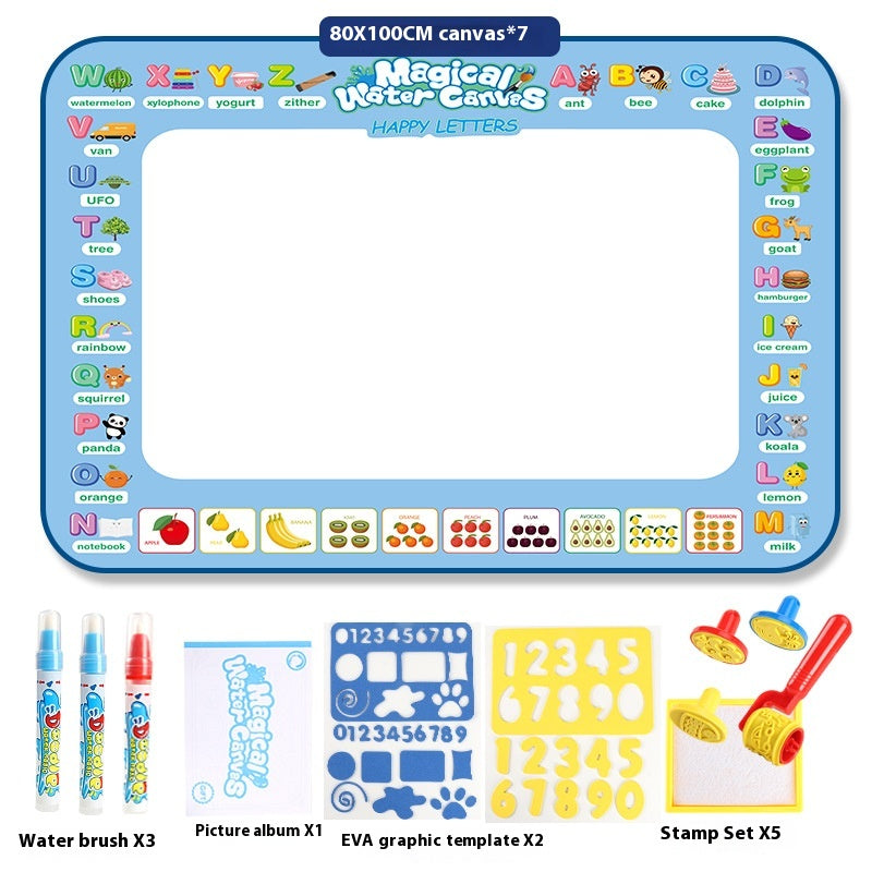 Cloth Toy Clear Water Painting Drawing Board Magic Color Graffiti Blanket Water Picture Book