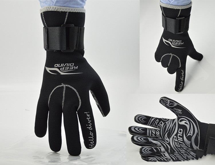 KEEP DIVING 3MM Snorkeling Equipment Deep Lung Gloves