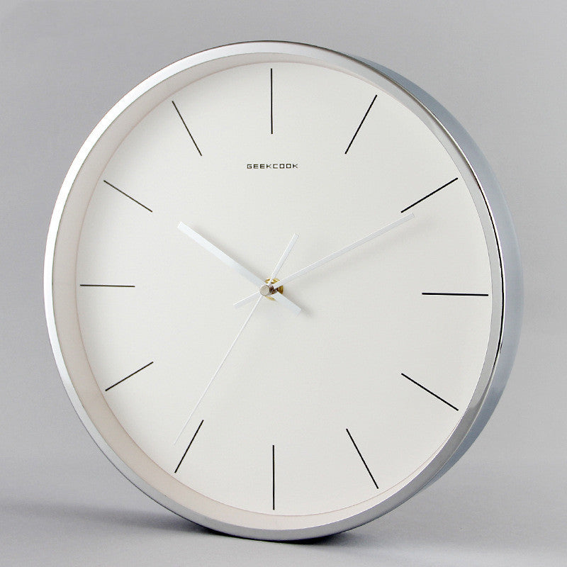 GeekCook Simple Nordic Modern Wall Clock Self-made
