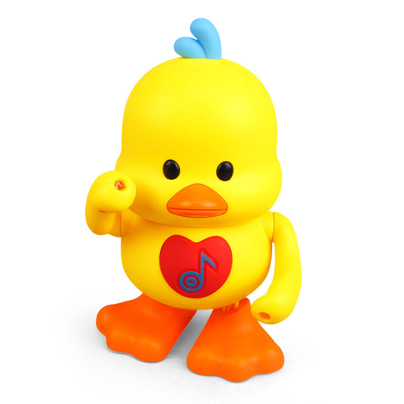 Jouet Électrique Enfant Poupée Musicale Lumineuse Canard Dansant