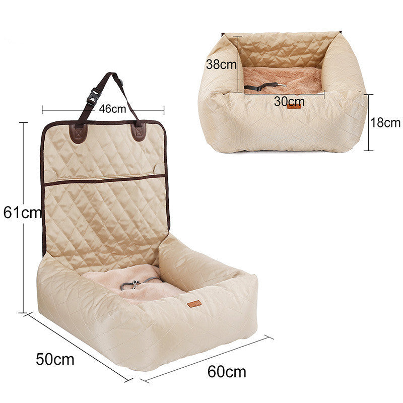 Tapis de voiture multifonctionnel pour animaux de compagnie Panier de voiture pour animaux de compagnie