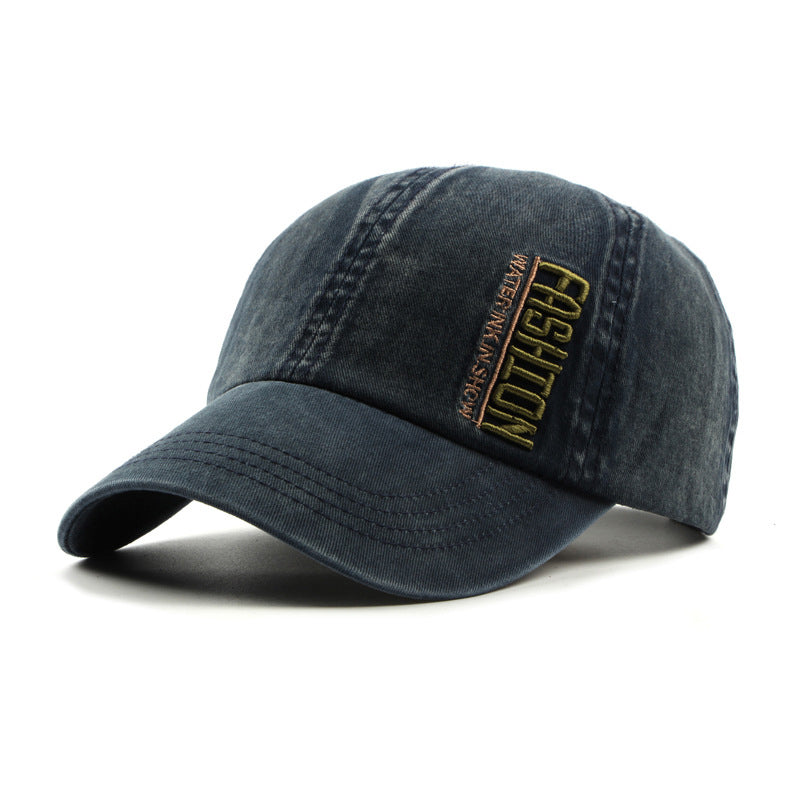 Outdoor Sun Mountaineering Sports Duck Tongue Baseball Cap Embroidered Letter Cotton Hat