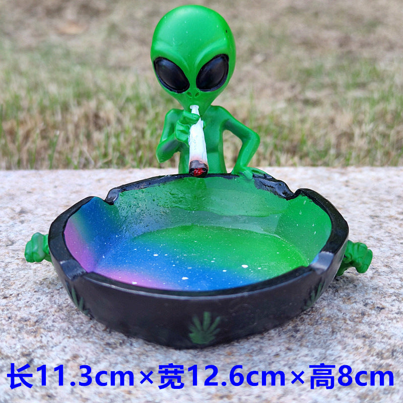 Creative Martians Resin Ashtray Decoration Ornaments