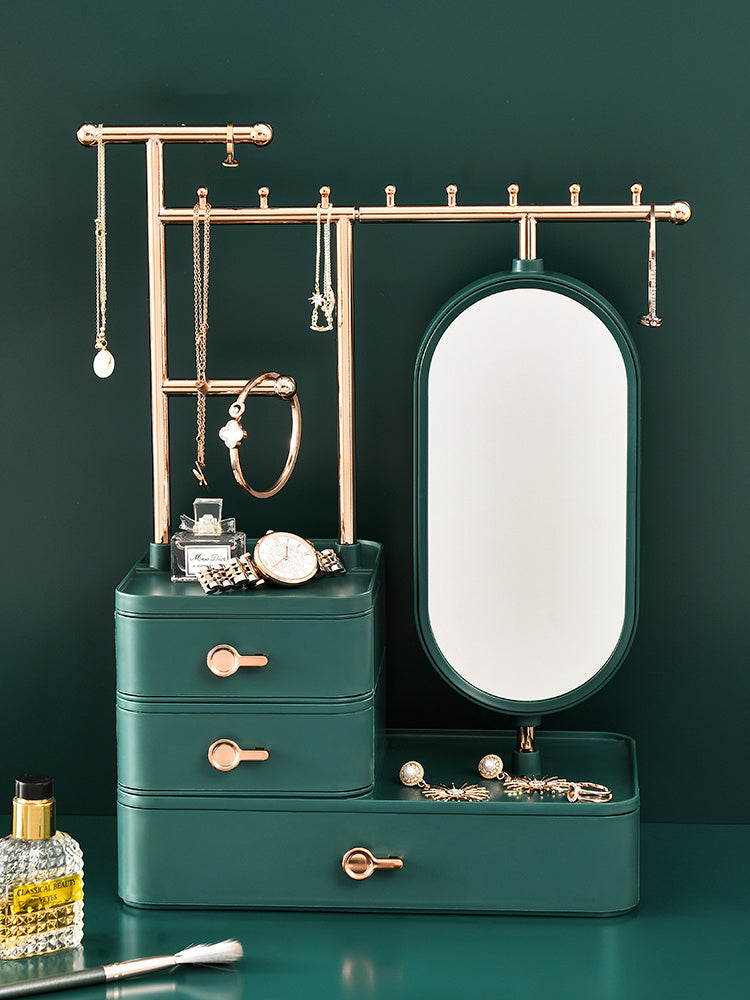 Jewelry Box High-end Exquisite Necklace Hanger Desktop